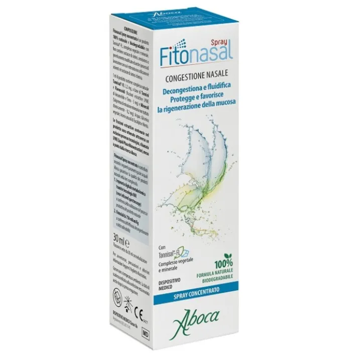 Aboca Fitonasal Spray Concentrato Decongestionante Nasale 30 ml