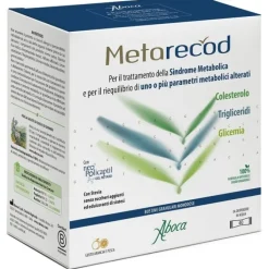 Aboca Metarecod Granulato 40 Bustine Monodose - Dispositivo Medico per il Metabolismo dei Trigliceridi e Colesterolo