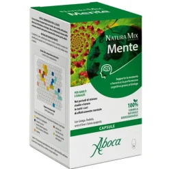 Aboca Natura Mix Advanced Mente 50 Opercoli - Integratore Funzioni Cognitive