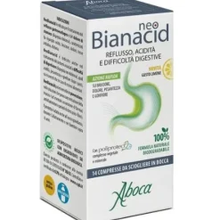 Aboca NeoBianacid Limone 14 compresse - Dispositivo Medico contro Acidità e Reflusso