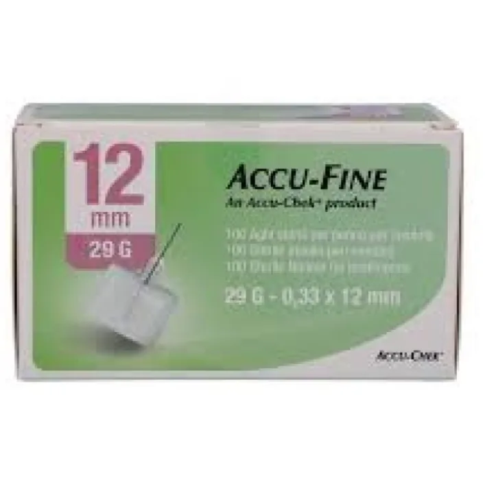 Accu-Chek Ago Accu-Fine G29 12,7 mm Ago per Penna Insulina 100 Pezzi