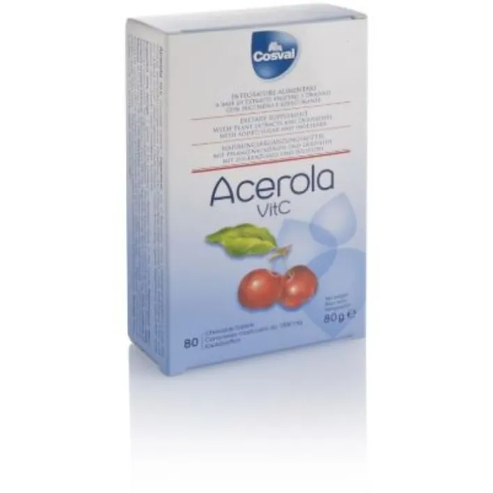 Acerola Vitamina C 80 Tavolette - Integratore Difese Immunitarie