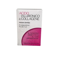 Acido Ialuronico & Collagene 60 compresse - Integratore Alimentare