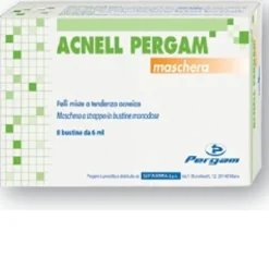 Acnell Pergam Maschera 8 Bustine - Uso Esterno