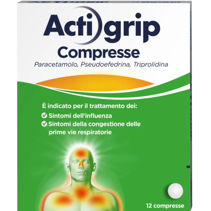 Actigrip Paracetamolo 12 Compresse