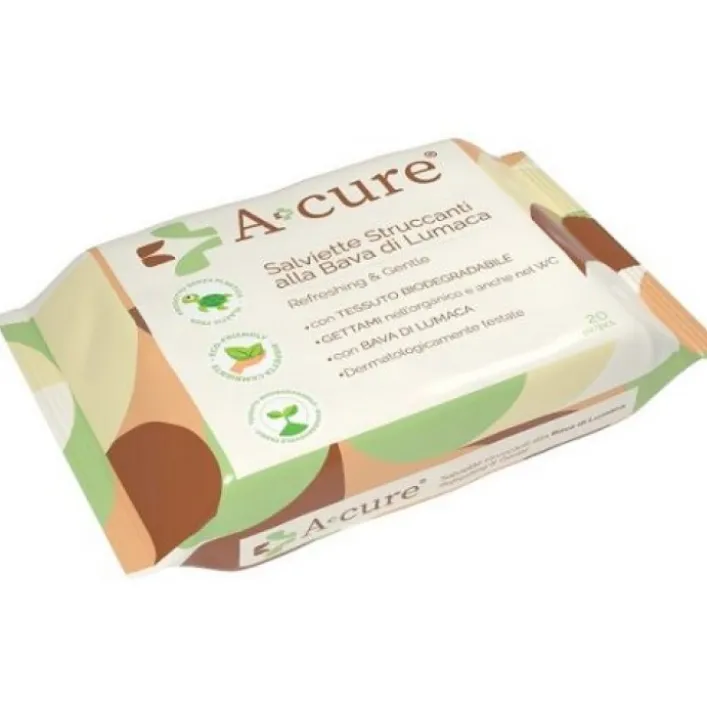 A+Cure Struccante Bava di Lumaca 20 Salviette