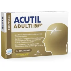 Acutil Adulti 55+ 24 Compresse - Integratore Alimentare
