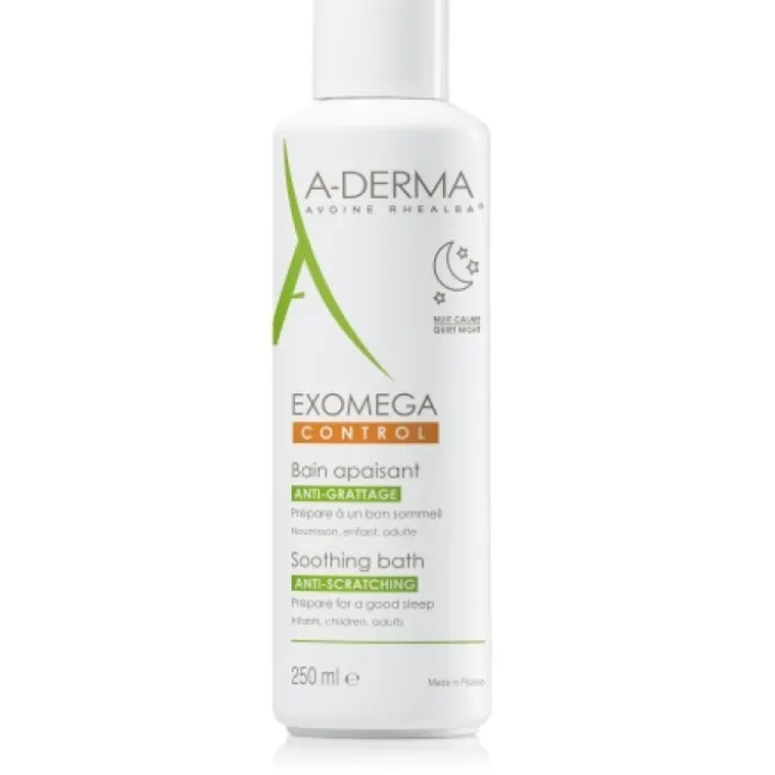 A-Derma Exomega Control Bagno Lenitivo Anti-Grattage Pelle Secca 250 ml