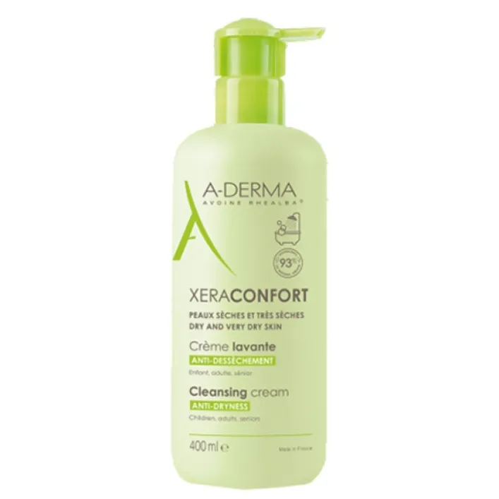A-Derma XeraConfort Crema Detergente Lavante Pelle Secca e Molto Secca 400 ml