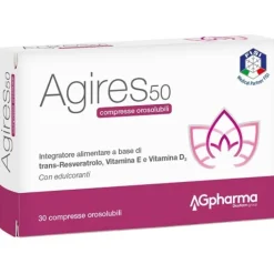 Ag-Res 50 30 Compresse Orosolubili- Integratore Menopausa