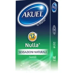 Akuel Nulla Profilattici Sottili 12 pezzi
