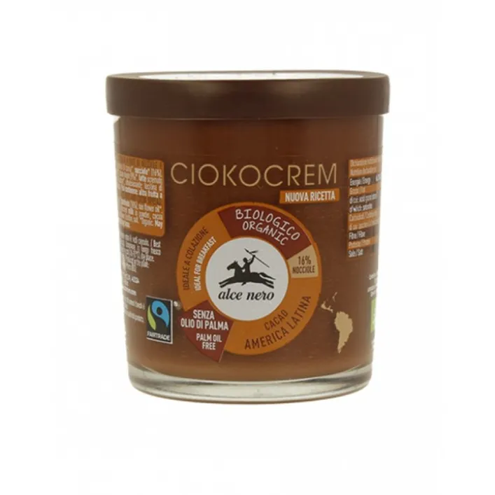 Alce Nero Ciokocrem Crema di Nocciole Spalmabile Biologica 180 grammi
