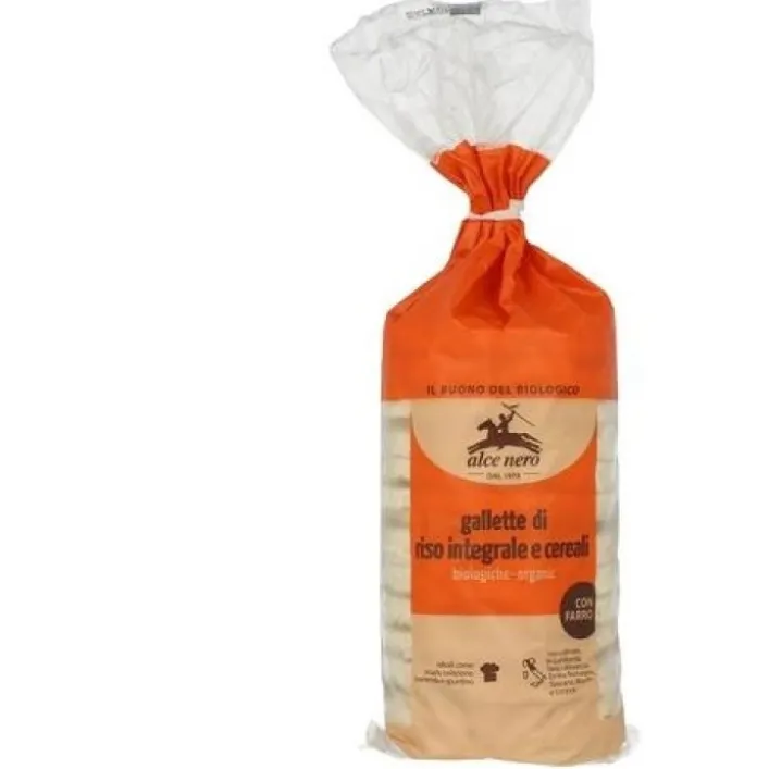 Alce Nero Gallette di Riso Integrali e Cereali Bio 100 grammi