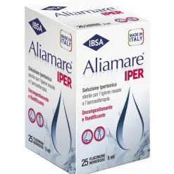 Aliamare Iper Soluzione Ipertonica Igiene Nasale 25 Flaconcini