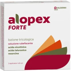 Alopex Forte Lozione Tricologica Alopecia Barba Capelli 4 x 10 ml
