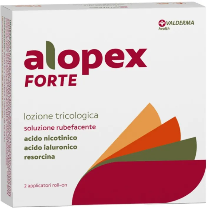 Alopex Forte Lozione Tricologica Alopecia Barba Capelli 4 x 10 ml