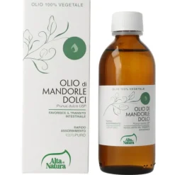 Alta Natura Olio Mandorle Dolci 250 ml - Integratore Alimentare