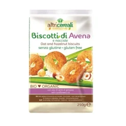 AltriCereali Biscotti Avena e Nocciola Senza Glutine 250 grammi