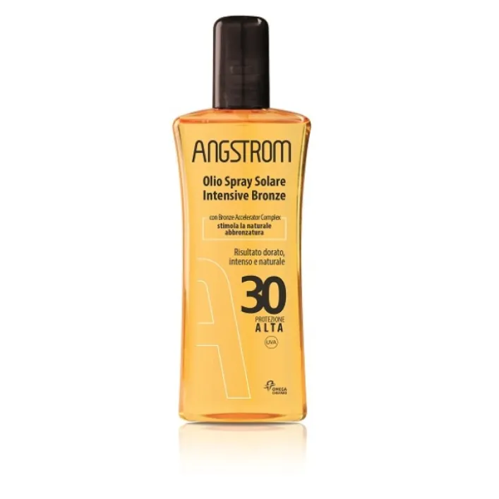 Angstrom Solare Olio Secco Spray SPF 30 Protezione Corpo 150 ml