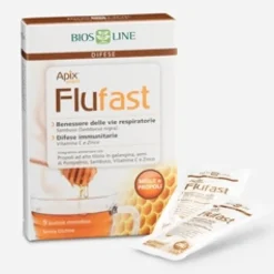 Apix Flufast Respiro 9 Bustine Gusto Miele - Integratore Benessere Vie Respiratorie