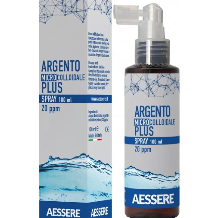 Argento Colloidale Plus Spray 20 ppm 100 ml - Dispositivo Medico