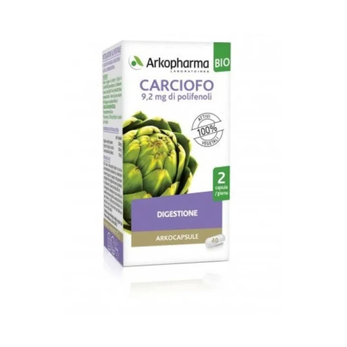 ArkoCapsule Carciofo Bio 40 Capsule - Integratore Digestivo