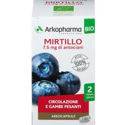 Arkocapsule Mirtillo 130 Capsule - Integratore Microcircolo