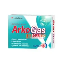 ArkoGas 32 Capsule - Integratore Gas Intestinali