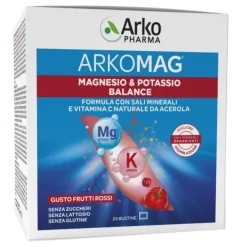 Arkomag Magnesio e Potassio 24 bustine - Integratore Alimentare