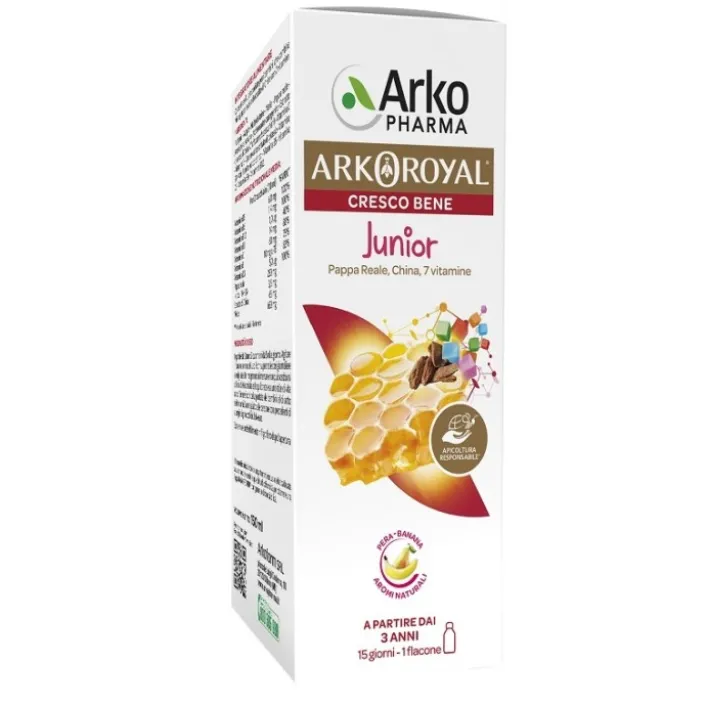 Arkoroyal Cresco Bene Kid Concentrato Fluido 150 ml - Integratore per Appetito Bambini