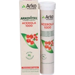 Arkovital Acerola 1000 20 Compresse Effervescenti - Integratore Vitamina C
