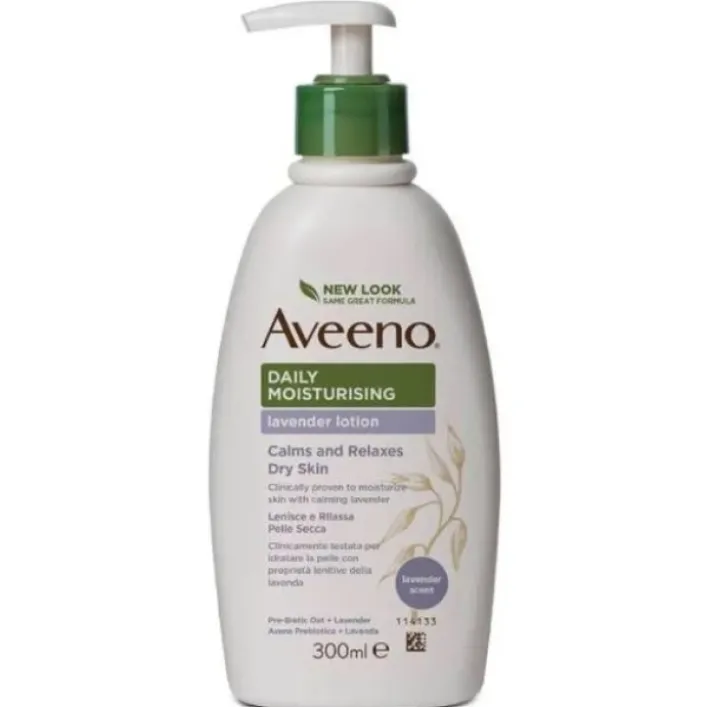Aveeno Crema Corpo Idratante Lenitiva alla Lavanda 300 ml