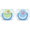 Avent Succhietto Love Classico in Silicone per Bimbo 6-18 Mesi 2 Pezzi