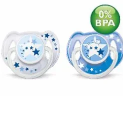 Avent Succhietto Notte in Silicone 6-18 Mesi 2 Pezzi