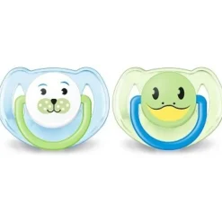 Avent Succhietto Ultra Air Night Boy 6-18 Mesi 2 Pezzi