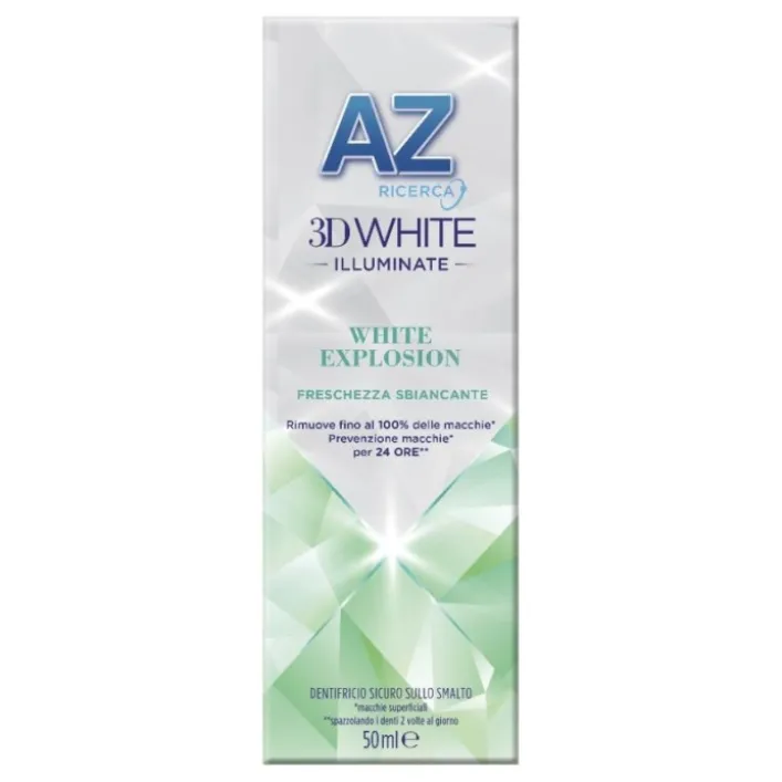 Az 3D White Illuminate Dentifricio Freschezza Sbiancante 50 ml