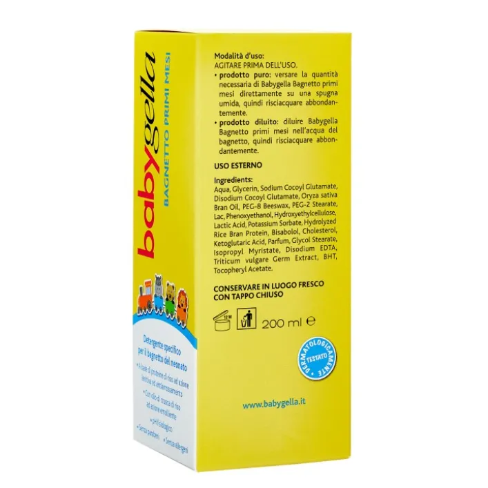Babygella Bagno Delicato Detergente Specifico per i Primi Mesi 200 ml