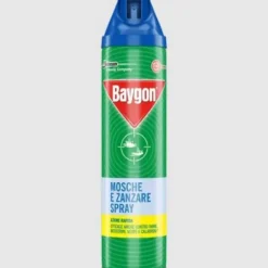 Baygon Mosche e Zanzare Plus Spray Insetticida 400 ml