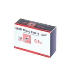 BD Siringa per Insulina 0,3 ml Demi G30 30 pezzi