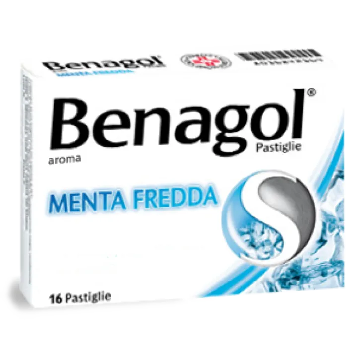 Benagol Pastiglie Menta Fredda Antisettico Cavo Orale 16 Pastiglie