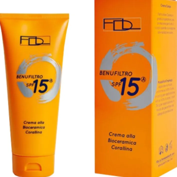 BenuFiltro Crema Solare SPF 15 Protezione Corpo 200 ml