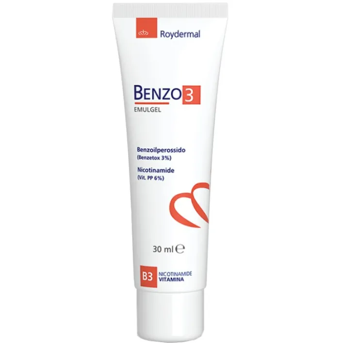 Benzo 3 Emulgel Trattamento per Pelli a Tendenza Acneica 30 ml