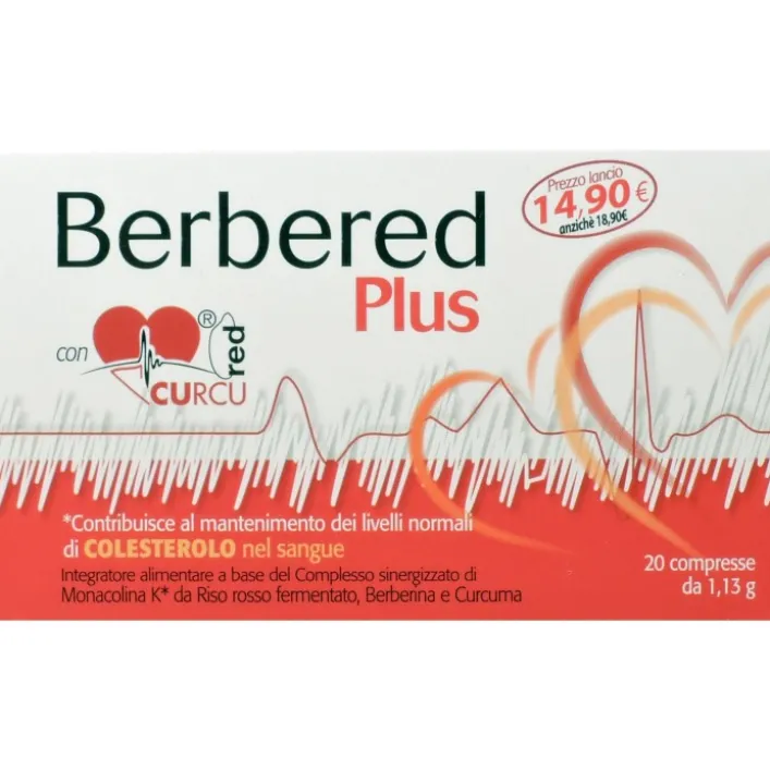 Berbered Plus 20 Compresse - Integratore per il Colesterolo