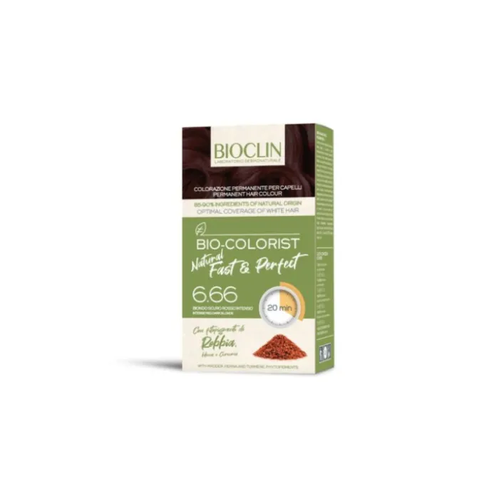Bioclin Bio Color Tintura Capelli 6.66 Biondo Scuro Rosso Intenso
