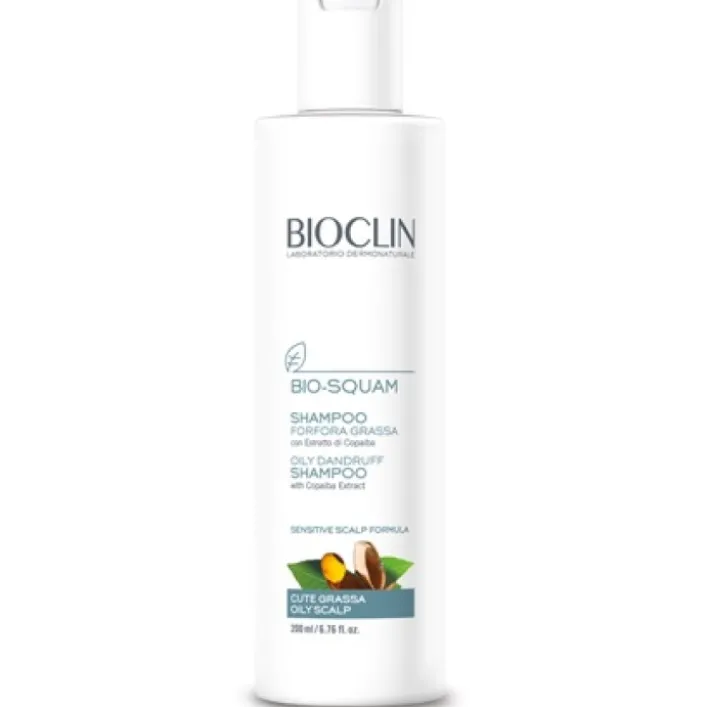 Bioclin Bio Squam Shampoo Forfora Grassa e Cute Sensibile 200 ml