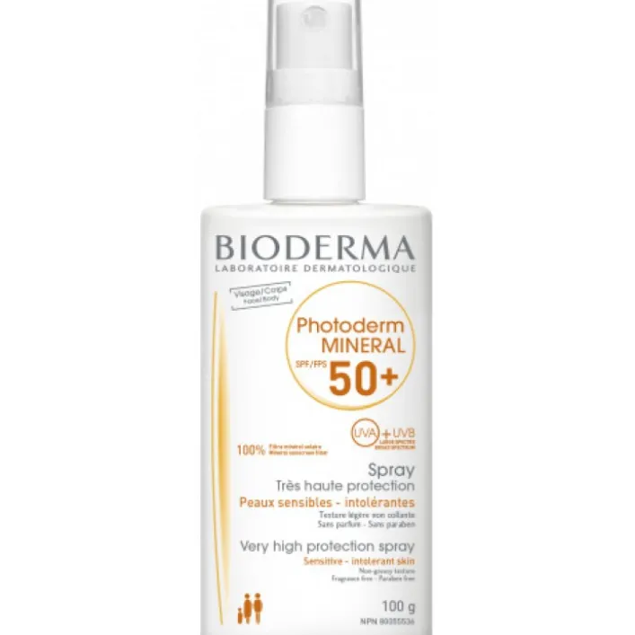 Bioderma Photoderm Mineral Spray Solare Corpo Minerale SPF 50+ 100 grammi