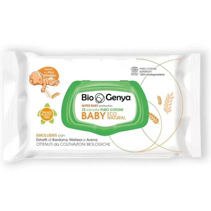 Biogenya Salviette Baby Eco Natural 72 Pezzi