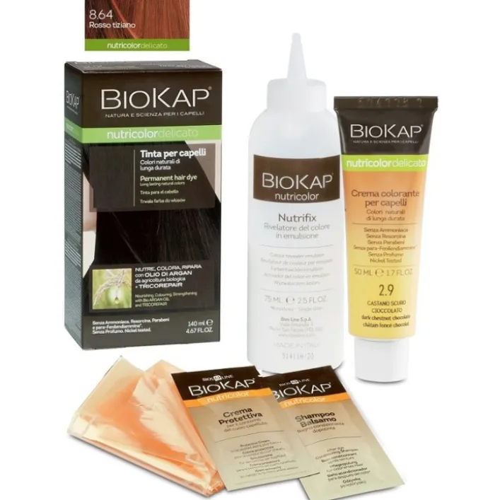 Biokap Nutricolor Delicato 8.64 Rosso Tiziano - Tintura per Capelli