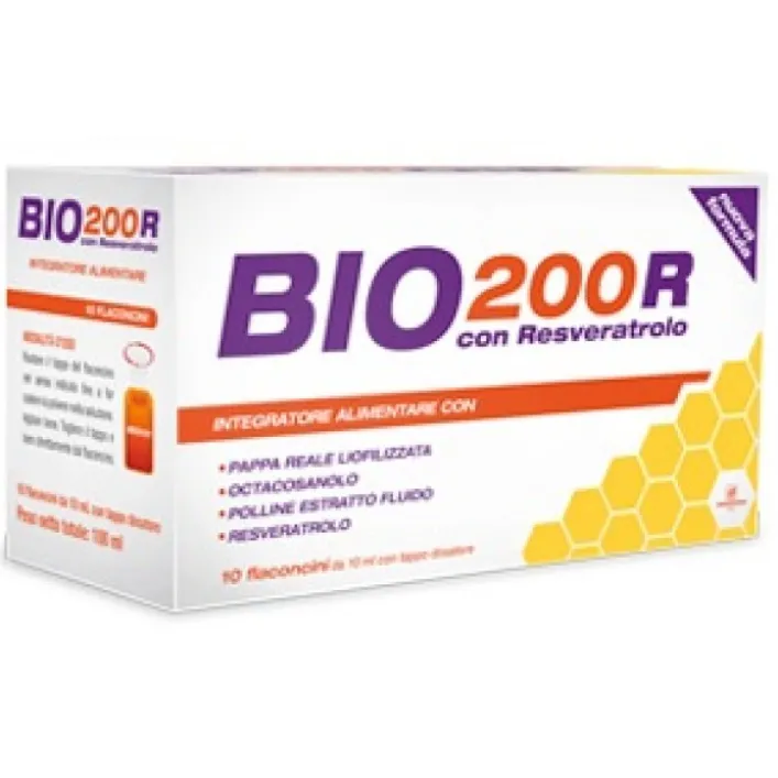 Bio 200R 10 Flaconcini - Integratore Naturare Pappa Reale