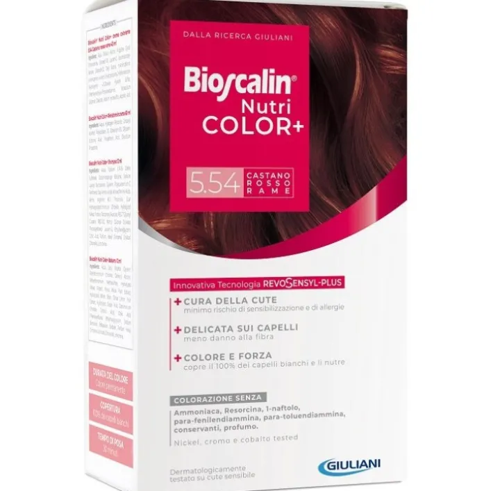 Bioscalin Nutricolor Plus Tintura Capelli Colore 5,54 Castano Rosso Rame